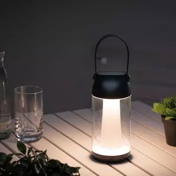 Светодиодная настольная лампа Paulmann на аккумуляторе Cupulino, прозрачный и антрацитовый, 6 Вт, 100 лм, IP44