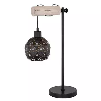 Светодиодная настольная лампа RGB, черное золото, кристаллы, В 55 см Globo Lighting, черный