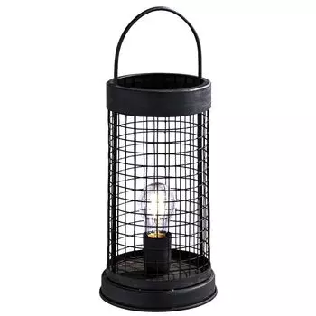 Светодиодная настольная лампа RGB, сетчатый дизайн, голосовое управление и приложение. etc-shop, черный