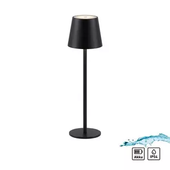 Светодиодная настольная лампа Selltec на аккумуляторе для наружного освещения вверх и вниз, USB, сенсорный диммер с регулируемой яркостью, черный для внутреннего использования, для улицы 19250-16ST, 19250-18ST, 19250-40ST, 19250-43ST