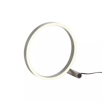 Светодиодная настольная лампа Selltec SITU, алюминий, 3 уровня, сенсорный диммер 100% 40% 10%, прикроватная лампа алюминий для гостиной, спальни, офиса 7506013, 7506095, серебро