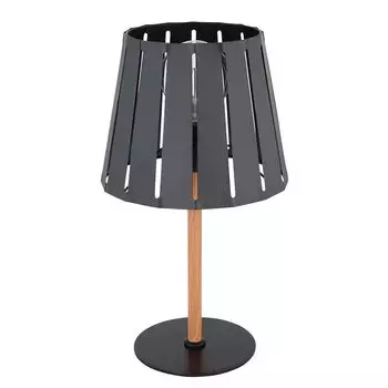 Светодиодная настольная лампа Smart RGB, металл, имитация дерева, черный, 45 см Globo Lighting