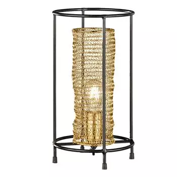 Светодиодная настольная лампа, сотовый дизайн, золото, H 36 см, ANO etc-shop