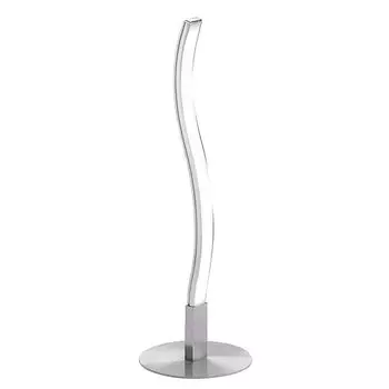 Светодиодная настольная лампа волнистого дизайна для вашей гостиной WAVE etc-shop, серебро