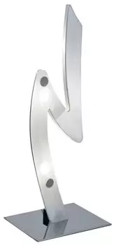 Светодиодная настольная лампа высотой 40 см, вспышка 3000 K, декоративная лампа серебристого цвета, настольная лампа Licht-Erlebnisse, мультиколор