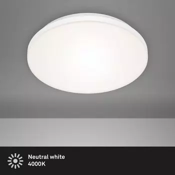 Светодиодная панель BRILONER LEUCHTEN FRAMELESS, 12 Вт, 1600 лм, IP20, белая, пластик-металл, 30 см
