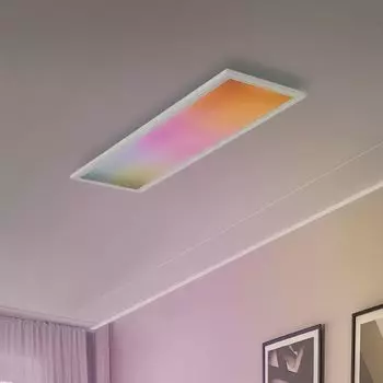 Светодиодная панель, цифровая RGB, ЦКТ, 80х20 см, 2100 лм, 3000-6500К, с регулировкой яркости Lightbox, белый