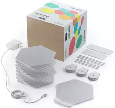 Светодиодная панель nanoleaf "Шестиугольники" 20 см, Высота: 20 см, цвет bunt