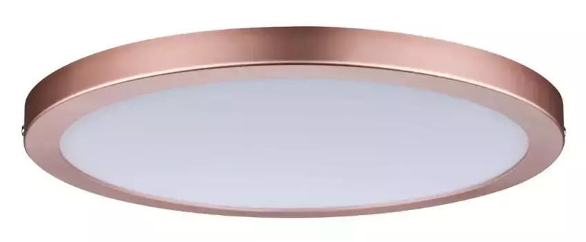 Светодиодная панель Paulmann "Atria круглая 300мм 16Вт 2700К", 1 пламя, круглая 300мм 16Вт 2700К матовая 30,0 см, Высота: 2,0 см, цвет rosgoldfarben
