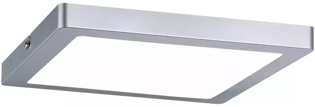 Светодиодная панель Paulmann "Atria квадратная 220х220мм 14Вт 4000К", 1 пламя, Atria квадратная 220х220мм 14Вт 4000К матовая Высота: 2,0 см, цвет chromfarben