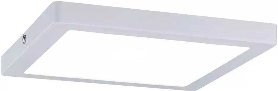 Светодиодная панель Paulmann "Atria квадратная 220х220мм 14Вт 2700К", 1 пламя, Atria квадратная 220х220мм 14Вт 2700К Высота: 2,0 см, белый