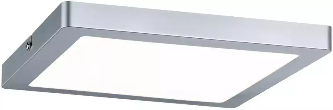 Светодиодная панель Paulmann "Atria квадратная 220х220мм 14Вт 2700К", 1 пламя, Atria квадратная 220х220мм 14Вт 2700К Высота: 2,0 см, цвет chromfarben