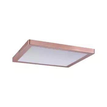 Светодиодная панель Paulmann "Atria квадратная 300х300мм 20Вт 1450лм 4000К розовое золото матовый пластик 230В", 1 пламя Высота: 2,0 см, цвет rosgoldfarben