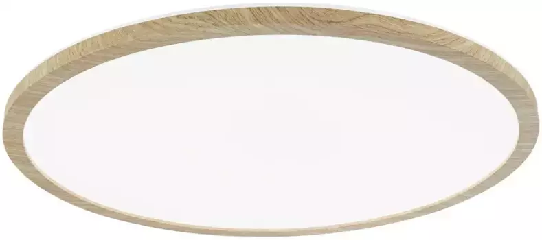 Светодиодная панель Paulmann "Atria Shine 22W 4000K 420мм дуб пластик IP44", 1 пламя, подсветка 42,0 см, Высота: 3,0 см, цвет holzfarben