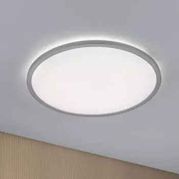 Светодиодная панель Paulmann Atria Shine 3-Step-Dim круглая 420мм 2300лм 4000К матовый хром, серебро