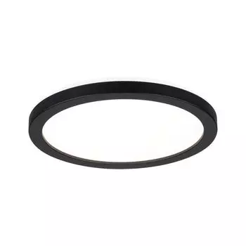 Светодиодная панель Paulmann Atria Shine черная 19 см теплый белый, черный