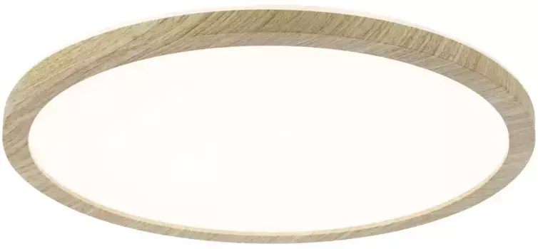 Светодиодная панель Paulmann "Atria Shine IP44 16W 3000K 293мм пластик дуб", 1 пламя, подсветка 29,3 см, Высота: 3,0 см, цвет holzfarben