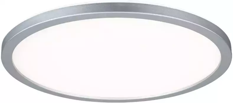 Светодиодная панель Paulmann "Atria Shine IP44 круглая 293мм 16Вт 1600лм 3000К", 1 лампочка, подсветка 29,3 см, Высота: 2,8 см, цвет chromfarben