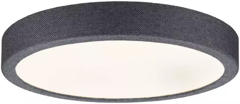 Светодиодная панель Paulmann "Cosara 15W 3000K 300mm IP44", 1 пламя 30,0 см, Высота: 6,2 см, темно-серый