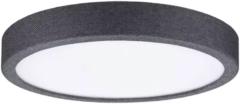 Светодиодная панель Paulmann "Cosara 15W 4000K 300mm IP44", 1 пламя 30,0 см, Высота: 6,2 см, темно-серый