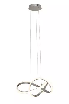 Светодиодная подвесная лампа Ambiente, 55x150 см, хромированный