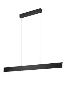 Светодиодная подвесная лампа Helestra, 111x4,5x200 см, черный
