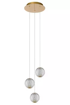 Светодиодная подвесная лампа Lucide, 25x25x150 см, прозрачный