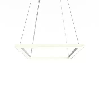 Светодиодная подвесная лампа Lumicom, 40x40x100 см, белый глянцевый