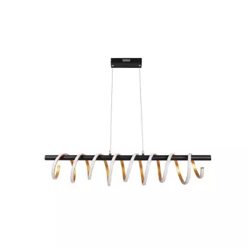 Светодиодная подвесная лампа Nve, 100x20x150 см, черный/белый/золотой