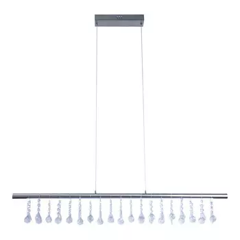 Светодиодная подвесная лампа Nve, 100x6x120 см, никельной