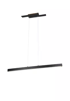 Светодиодная подвесная лампа Trio Leuchten, 115,5x14,2x150 см, черно-белый