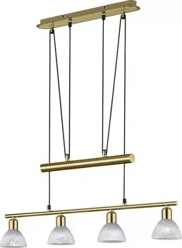 Светодиодная подвесная лампа Trio Leuchten, 80 см, белый/бронзовый