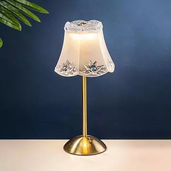 Светодиодная прикроватная настольная лампа KUGI, беспроводная светодиодная настольная лампа, настольная лампа с сенсорной регулировкой яркости, светодиодная настольная лампа с USB-аккумулятором для спальни, гостиной, столовой