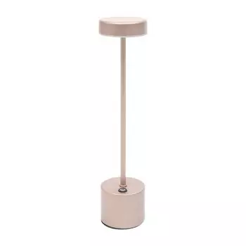 Светодиодная сенсорная настольная лампа с регулируемой яркостью, нержавеющая сталь, современная I-образная настольная лампа, металлическая энергосберегающая лампа, прикроватная лампа для ресторана, бара, кафе, спальни, гостиной (золото) easybuy