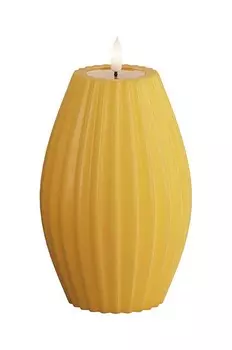 Светодиодная свеча Deluxe Homeart 10 х 15 см, желтый