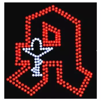 Светодиодная вывеска АПТЕКА Miobo, черный