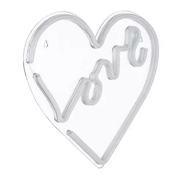 Светодиодное украшение стены, украшение в виде сердца, настенный светильник, кулисный переключатель etc-shop