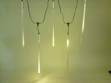 Светодиодные ходовые огни в наборе из 5 уличных садовых фонарей с эффектом снегопада Dapo Leuchten