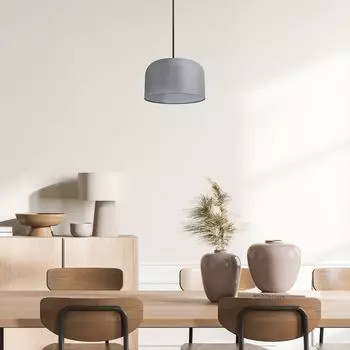 Светодиодные лампы подвесной светильник торшер потолочный светильник декоративная лампа для гостиной для чтения офис E27 Paco Home, серый