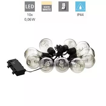 Светодиодные ленты LIBISA черно-прозрачные IP44 Д:405см В:11см с вкл./выкл. EGLO