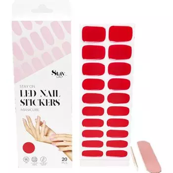 Светодиодные наклейки для ногтей Stay On — оставайся классикой Staylac, 1 шт.
