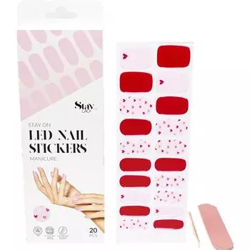 Светодиодные наклейки для ногтей Stay On — оставайтесь любимыми Staylac, 1 шт.