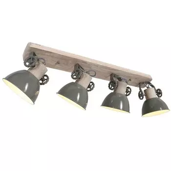 Светодиодные потолочные точечные светильники, металл, дерево, регулируемые точечные светильники. etc-shop, зеленый