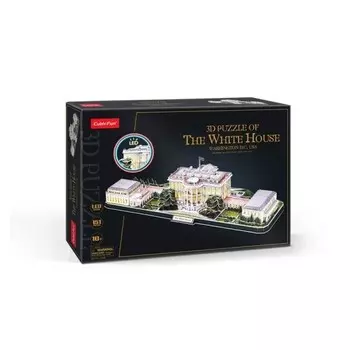 Светодиодный 3D-пазл Белый дом L529H (306-L529H) Cubic Fun