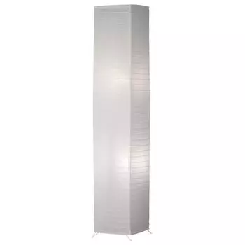 Светодиодный бумажный торшер RGB белого цвета с пультом BAMBOO etc-shop, белый