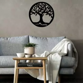 Светодиодный декоративный настенный светильник для сна в виде дерева, настенный светильник «Древо жизни», персонализированный, лазерная гравировка, вечерний светильник, подарок, декоративный светильник для сна, черный # 47 LEON-Folien