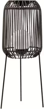 Светодиодный фонарь Pauleen "Солнечный уют", 1 лампочка, на солнечных батареях, IP44 28 см, Высота: 77,0 см., черный