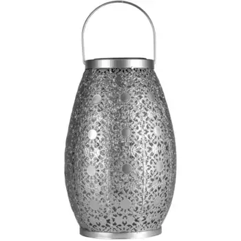 Светодиодный фонарь Pauleen "Sunshine Tempation small sun lantern серебро/металл", 1 пламя, солнечные батареи, цвет silberfarben