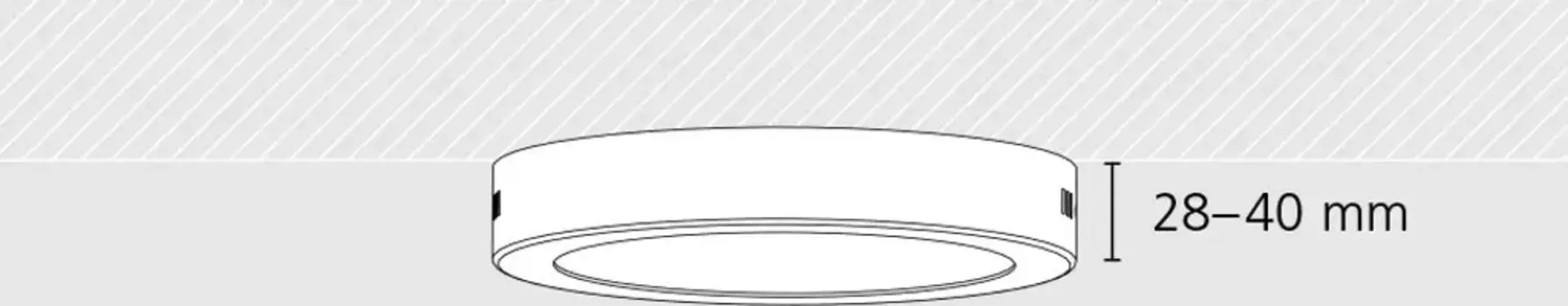 Светодиодный накладной светильник EGLO, черный