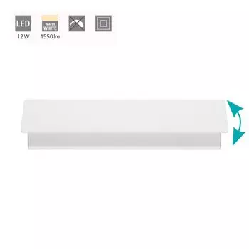 Светодиодный настенный и потолочный светильник Eglo Zubialde белого цвета 12 Вт 1400 лм, белый